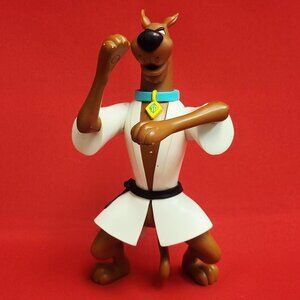 Karate Scooby Doo Action Figure 8" Tall 2000 Positionable Articulated Arms Legs